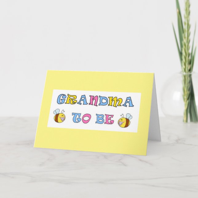 Grandma To Be Card (Front)