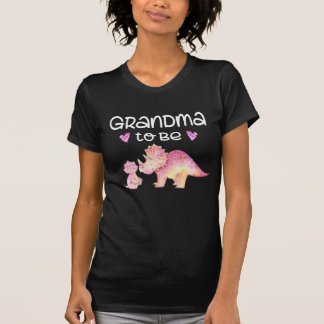 Grandma To Be Dinosaur Baby Shower For Girl T-Shirt