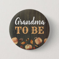 Grandma to Be Fall Pumpkins Baby Shower