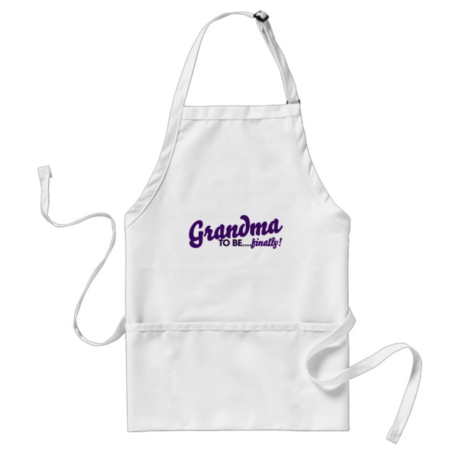 Grandma to be finally standard apron (Front)