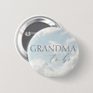 Grandma To Be Heaven Sent Baby Shower Button
