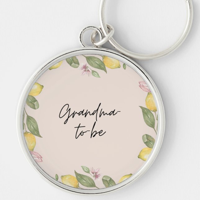 Grandma-to-be Key Ring (Front)