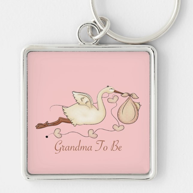 Grandma To Be Key Ring (Front)