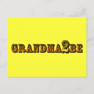 Grandma To Be Postcard