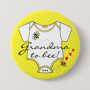 Grandma To Bee 7.5 Cm Round Badge