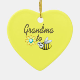 Grandma to Bee Ceramic Ornament