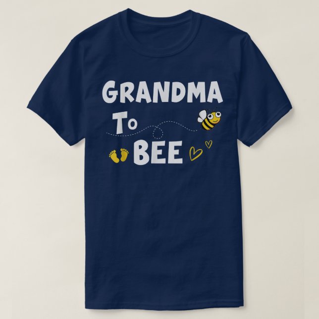 GRANDMA To Bee Funny Matching Family  T-Shirt (Design Front)