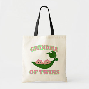 Grandma to Twin Girls Tote Bag