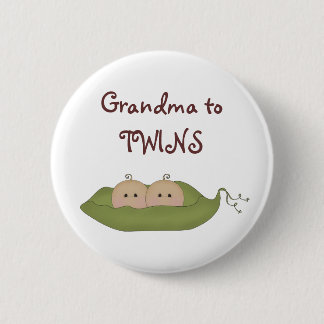 Grandma toTWINS 6 Cm Round Badge