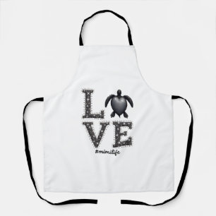 Grandma Turtle - Love Mimi Life Sea Turtle, Mimi T Apron