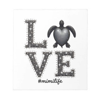 Grandma Turtle - Love Mimi Life Sea Turtle, Mimi T Notepad