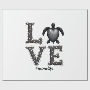 Grandma Turtle - Love Mimi Life Sea Turtle, Mimi T Wrapping Paper