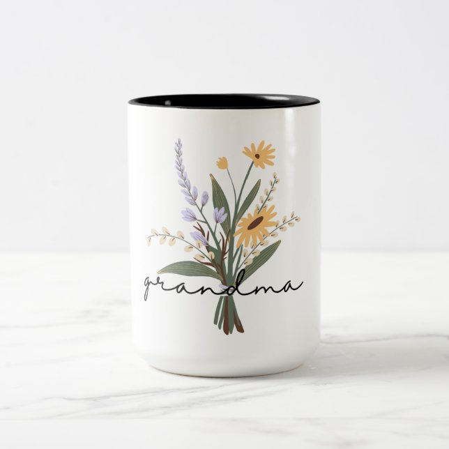 Grandma  Two-Tone coffee mug (Center)