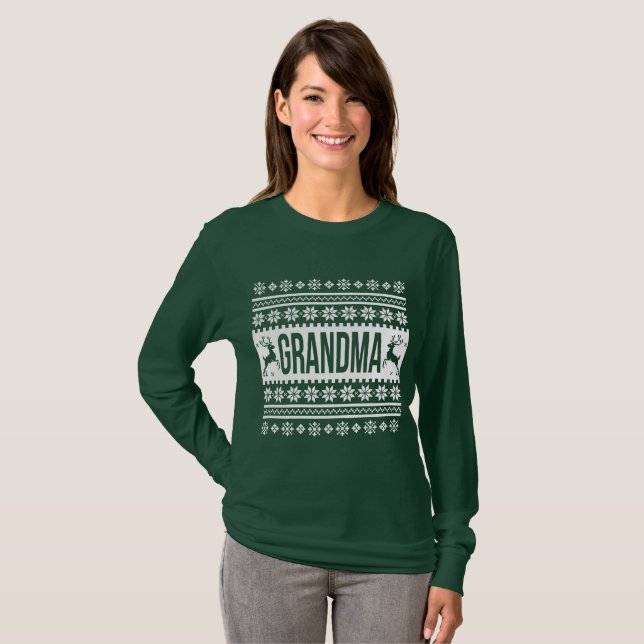 Grandma Ugly Christmas Sweater (Front Full)