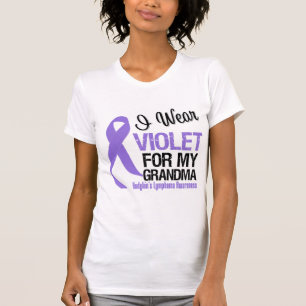 Grandma Violet Ribbon Hodgkins Lymphoma T-Shirt