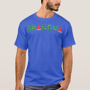 Grandma Watermelon Funny Summer Fruit Matching Fam T-Shirt