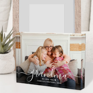 Grandma | We Love You Cute Photo Block