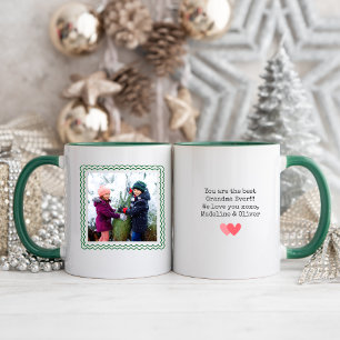 Grandma We Love You Personalised Photo Collage Mug