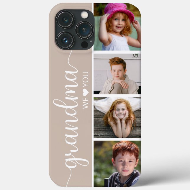 Grandma We Love You Photo Case-Mate iPhone Case (Back)