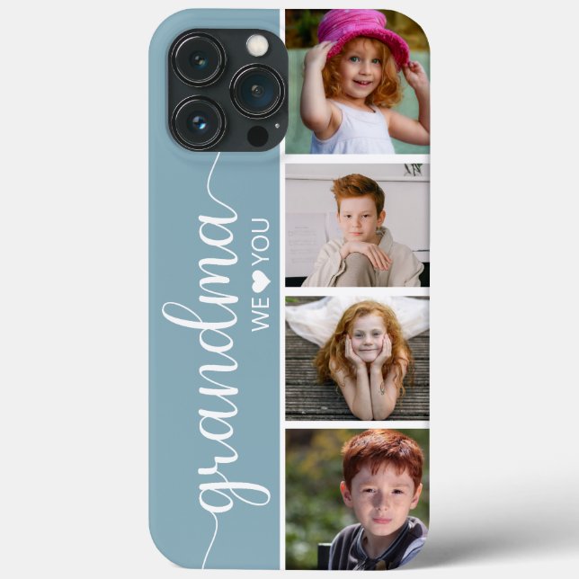 Grandma We Love You Photo Case-Mate iPhone Case (Back)