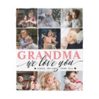 Grandma We Love You Photo Collage