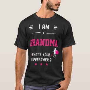 grandma whats your superpower andalusian riding ac T-Shirt