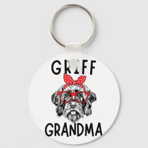 Grandma Wirehaired Pointing Griffon Nana Mother's  Key Ring