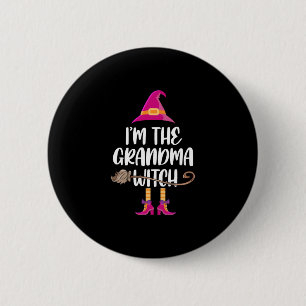 Grandma Witch Halloween Costume Gift,Halloween 6 Cm Round Badge