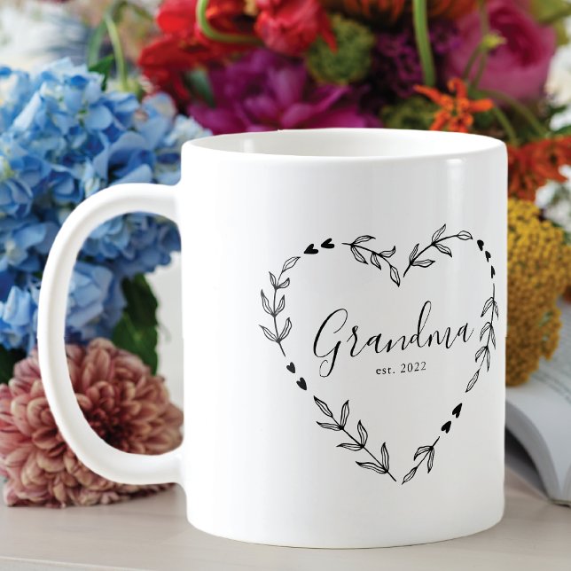Grandma Year Est.  Coffee Mug (Creator Uploaded)