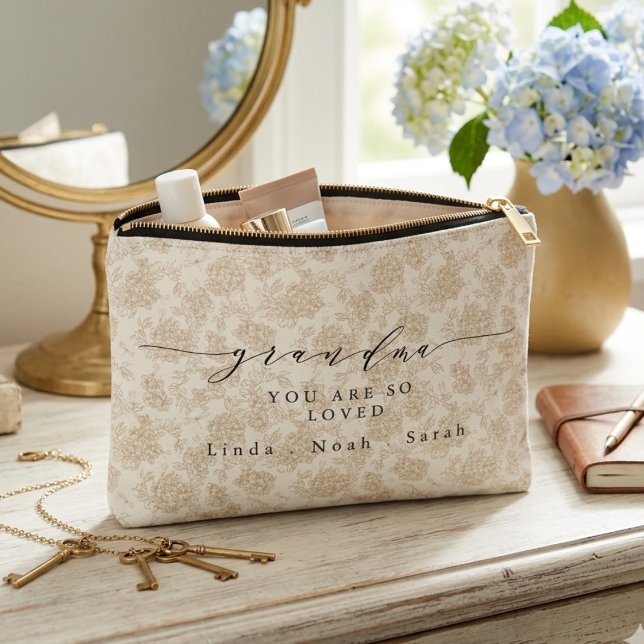 Grandma you are so loved  accessory pouch (Creator Uploaded)