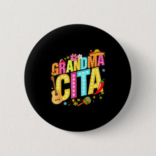 Grandmacita family cinco de mayo matching mexican 6 cm round badge