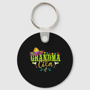 Grandmacita Grandma Mexican Sombrero Margarita Cin Key Ring