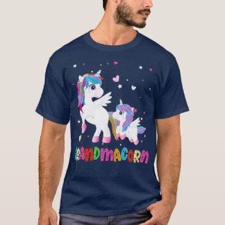 Grandmacorn Unicorn Grandma Mum Mothers Day T-Shirt
