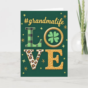 Grandmalife Love Graphic Art Card