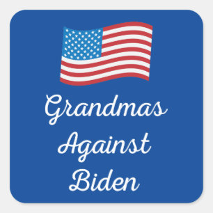 Grandmas Against Biden Square Sticker