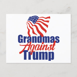 Grandmas Against Trump Political Postcard