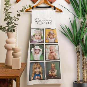 Grandma's Angels Custom Six Photo Template Apron