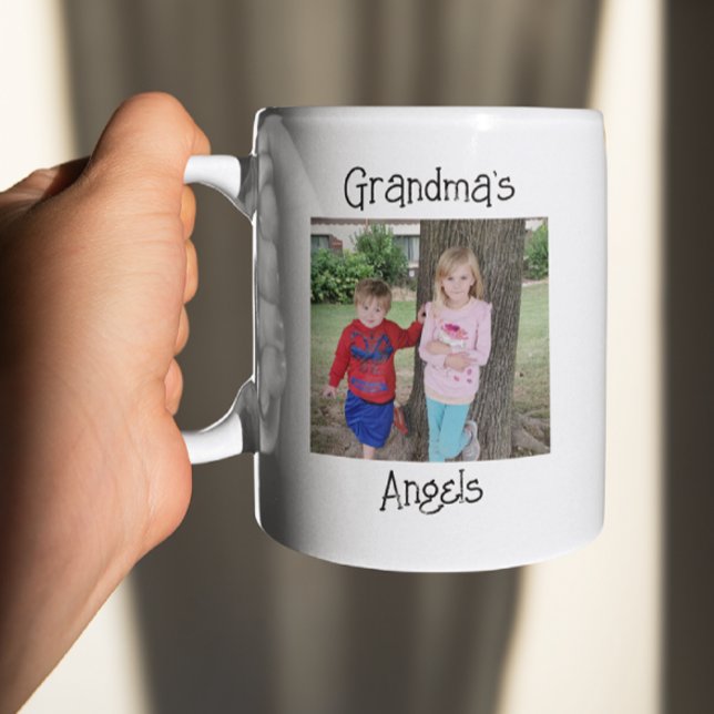 Grandma's Angels Personalised  Coffee Mug (Creator Uploaded)