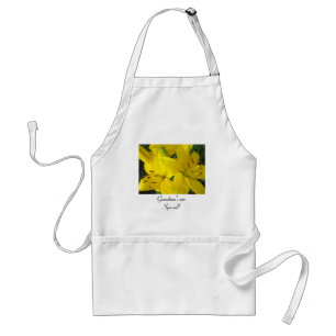 Grandma's are Special! apron gifts Yellow Lilies