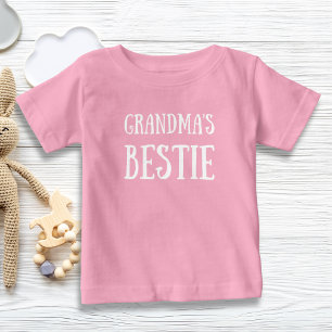 Grandma's bestie, cute baby T-Shirt