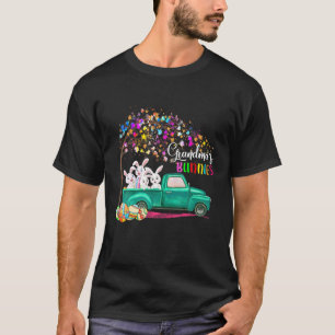 Grandma's Bunnies Cute Pickup Carrying Bunnies Eas T-Shirt