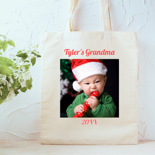Grandmas Christmas Two Photo  Tote Bag