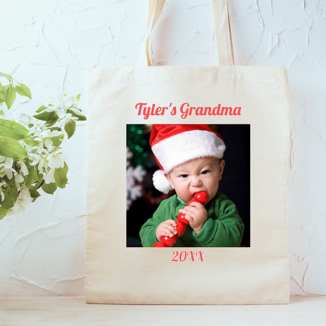 Grandmas Christmas Two Photo  Tote Bag (Creator Uploaded)