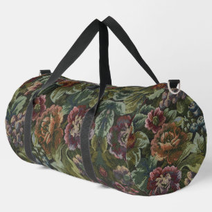 Grandma's Comfy Vintage Floral Dopp Kit Duffle Bag