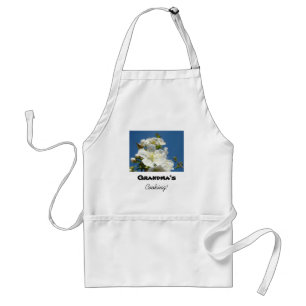 Grandma's Cooking! apron custom Cherry Blossoms