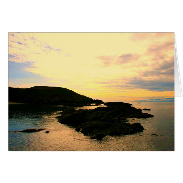Grandma's Cove, San Juan Island Blank Card (Front Horizontal)