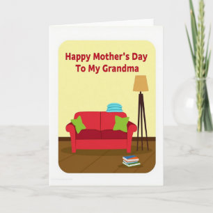 Grandmas Cozy Mothers Day Card