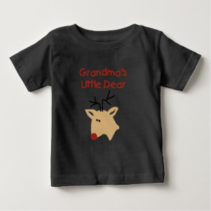 Grandma's Dear Grandma Deer Christmas Baby T-Shirt