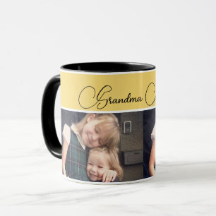 Grandma's Delight Personalised Photo Mug