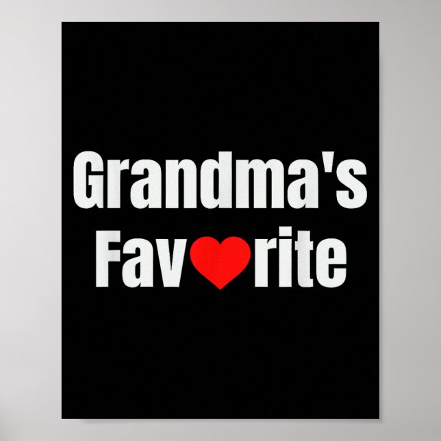 Grandma's Favorite  Poster (Front)